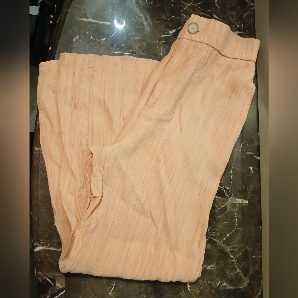 Stradivarius Women's Peach Chinos